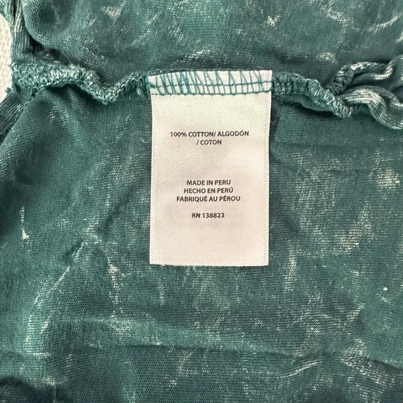 Shyanne Teal Short Sleeve Tee with Eagle Design - Picture 4 of 6